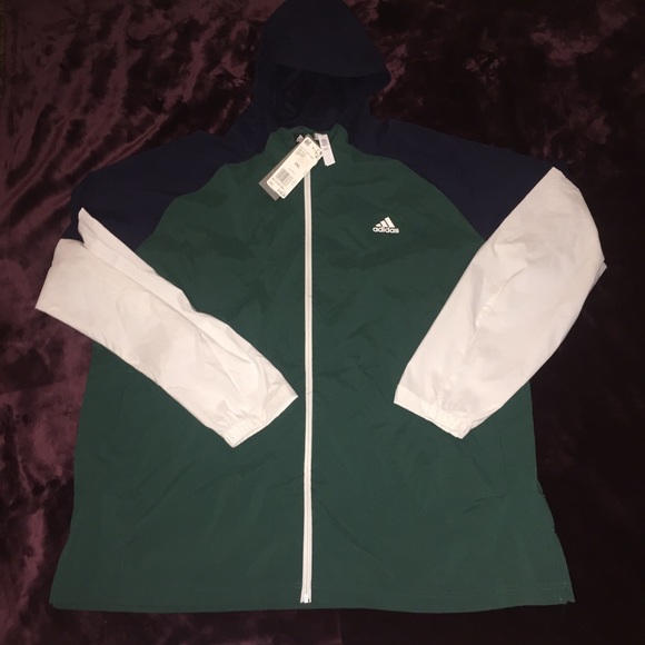 NWT Adidas Sport ID hooded jacket - Picture 2 of 4
